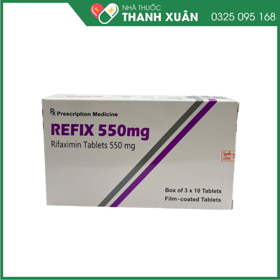 Refix-550 điều trị ruột kích thích
